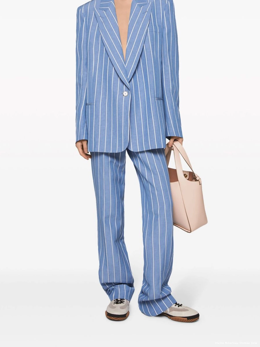 Affordable blazer Stella McCartney single-breasted pinstriped Women 0810